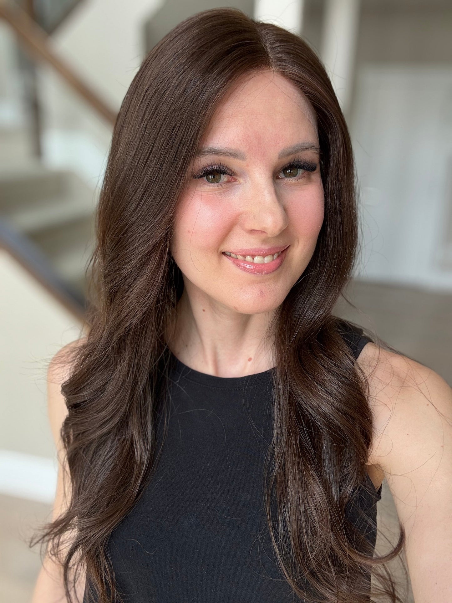 Euro Wig #3: 22" Dark Brown Comfort Cap (M)