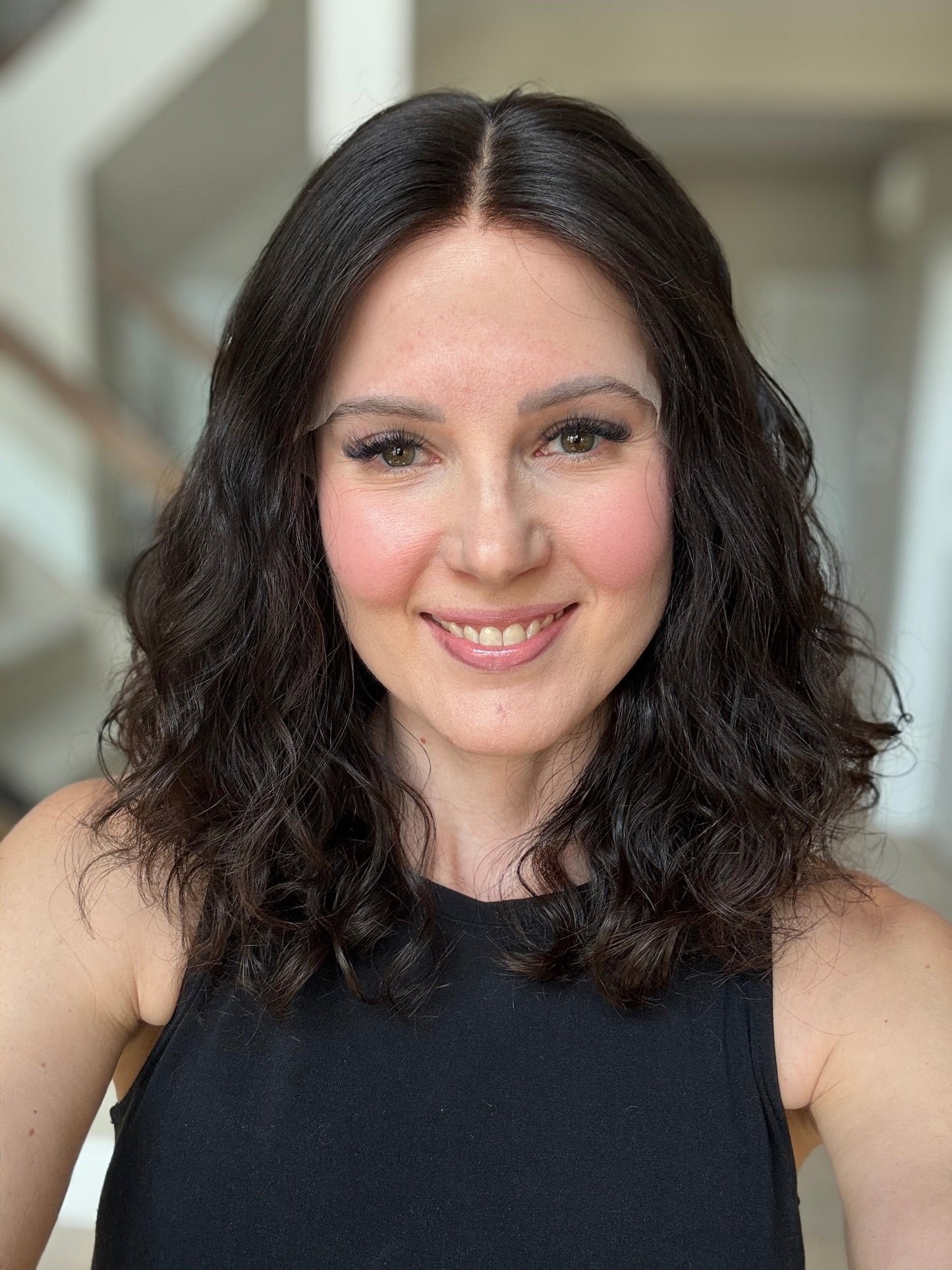 16" Mira Wavy Luxury Cap Lace Top Wig (S)