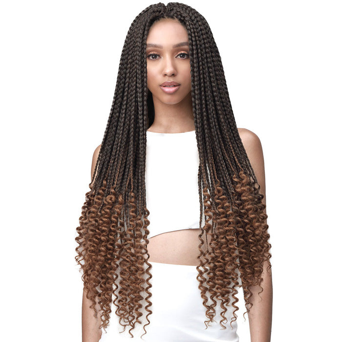 Bobbi Boss Crochet BOMBA BOX BRAID Curly Tips 28" 2X