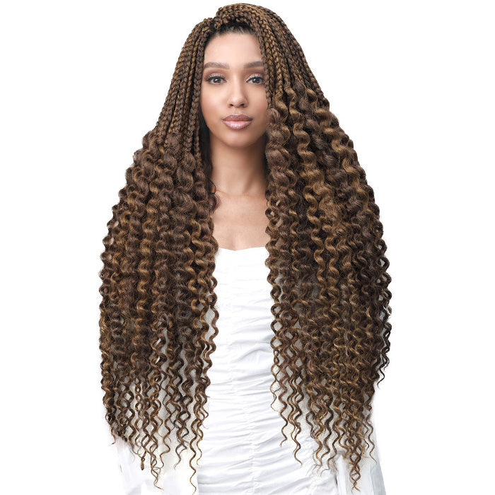 Bobbi Boss Crochet - BOMBA BOX BRAID Loose Curly Tips 28"2X
