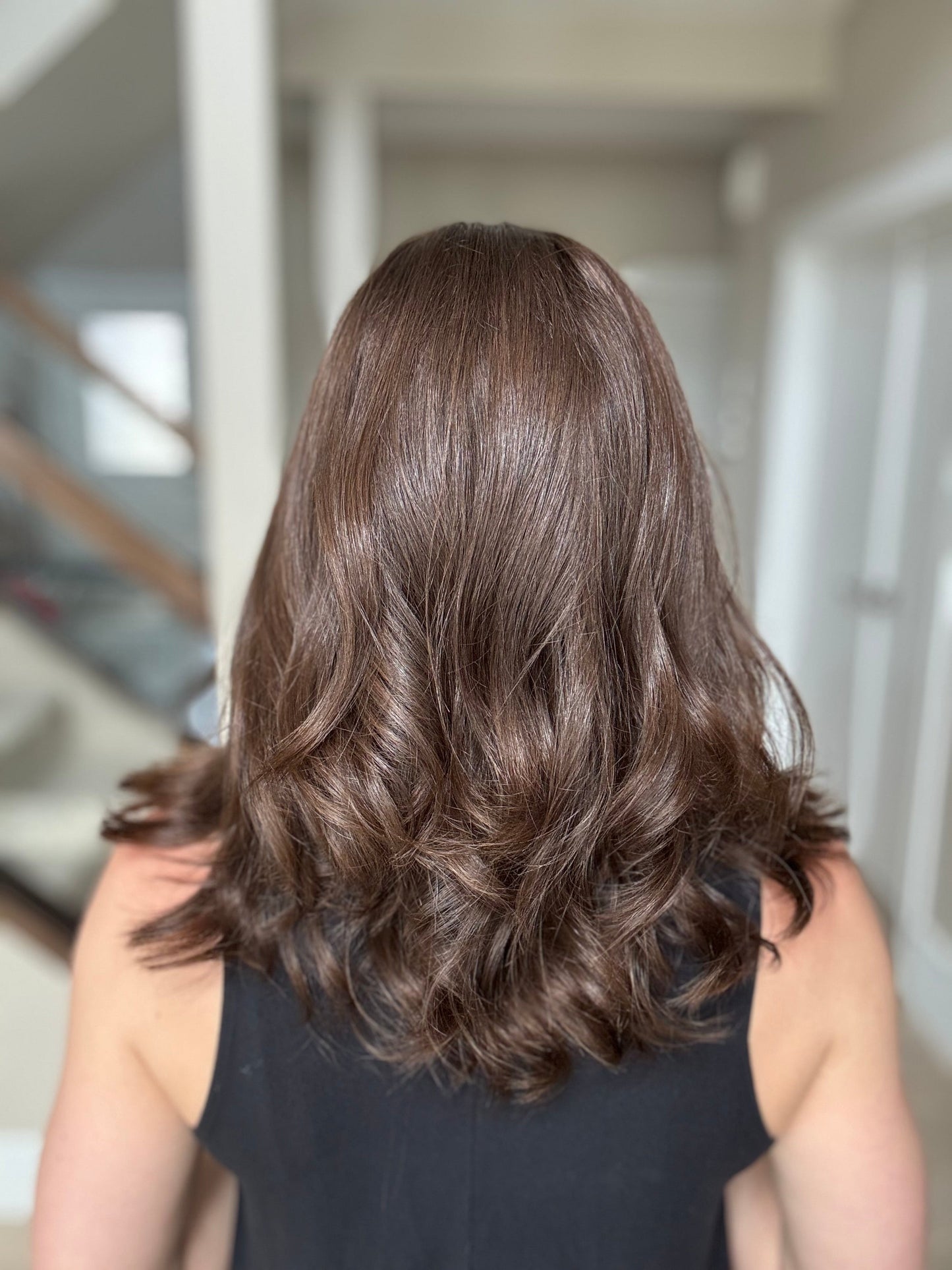 Euro Wig #14: 16" Medium Brown Luxury Cap (M)