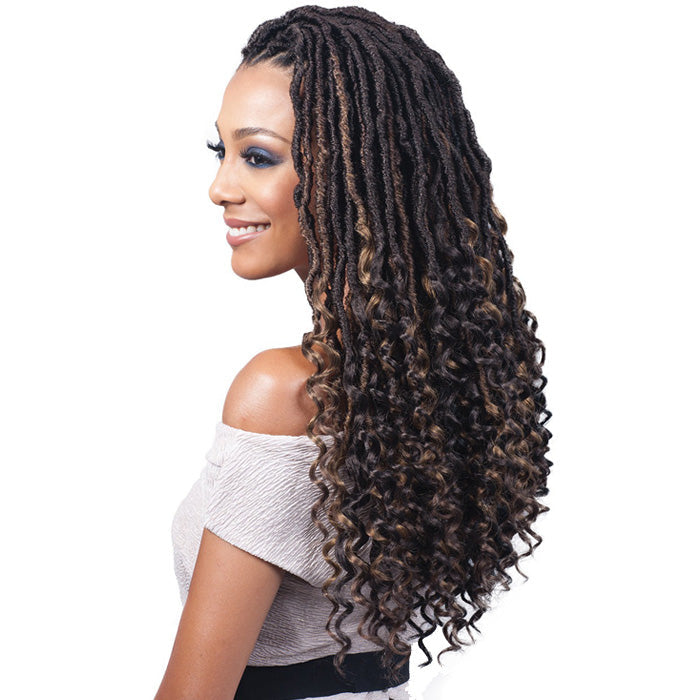Bobbi Boss African Roots Braid Collection Crochet NU LOCS CURLY TIPS 20 Inch