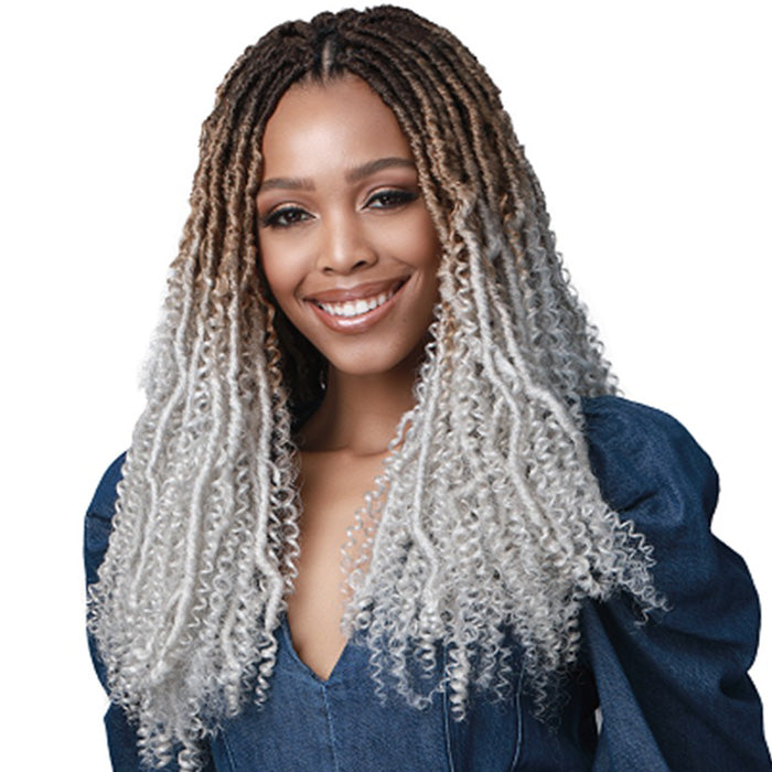 Bobbi Boss Nu Locs Pre-Looped Crochet Braid - NU LOCS WATER CURL BOHO 18" 2X