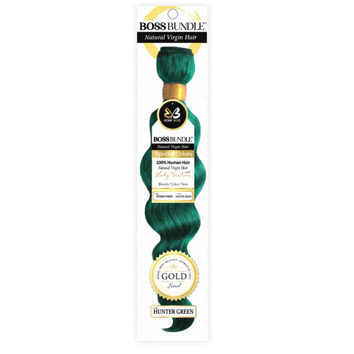 Bobbi Boss Bundle 100% Natural Virgin Hair Gold Level Weave - OCEAN WAVE 10-18"