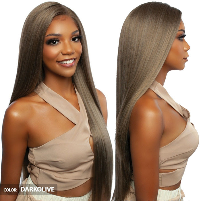 Mane Concept Brown Sugar Skinbond Lace Glueless 9"x6" Pre-Plucked HD Lace Front Wig - BSSB201