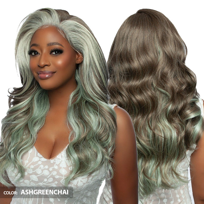 Mane Concept Brown Sugar Skinbond Lace Glueless 9"x6" Pre-Plucked HD Lace Front Wig - BSSB203