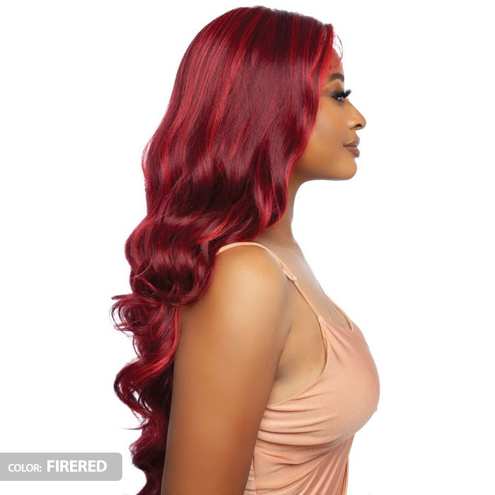 Mane Brown Sugar Skin Bond Lace Pre Handtied Human Hair Blend 13x6 Lace Front Wig - BSSB206 GLUELESS 02