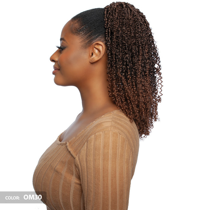 Brown Sugar Human Hair Blend Drawstring Ponytail - BSWNT17 BS YANKY TWIST WNT 14" - By Mane Concept