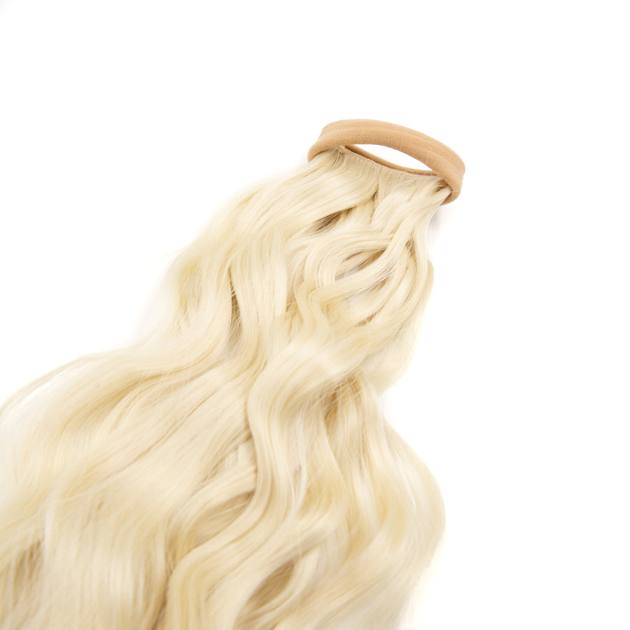 JBEXTENSION 30INCH Long body wave Ponytail Extension with Hair Tie Hair Extensions Ponytail Natural Soft Synthetic Hair Piece for Women