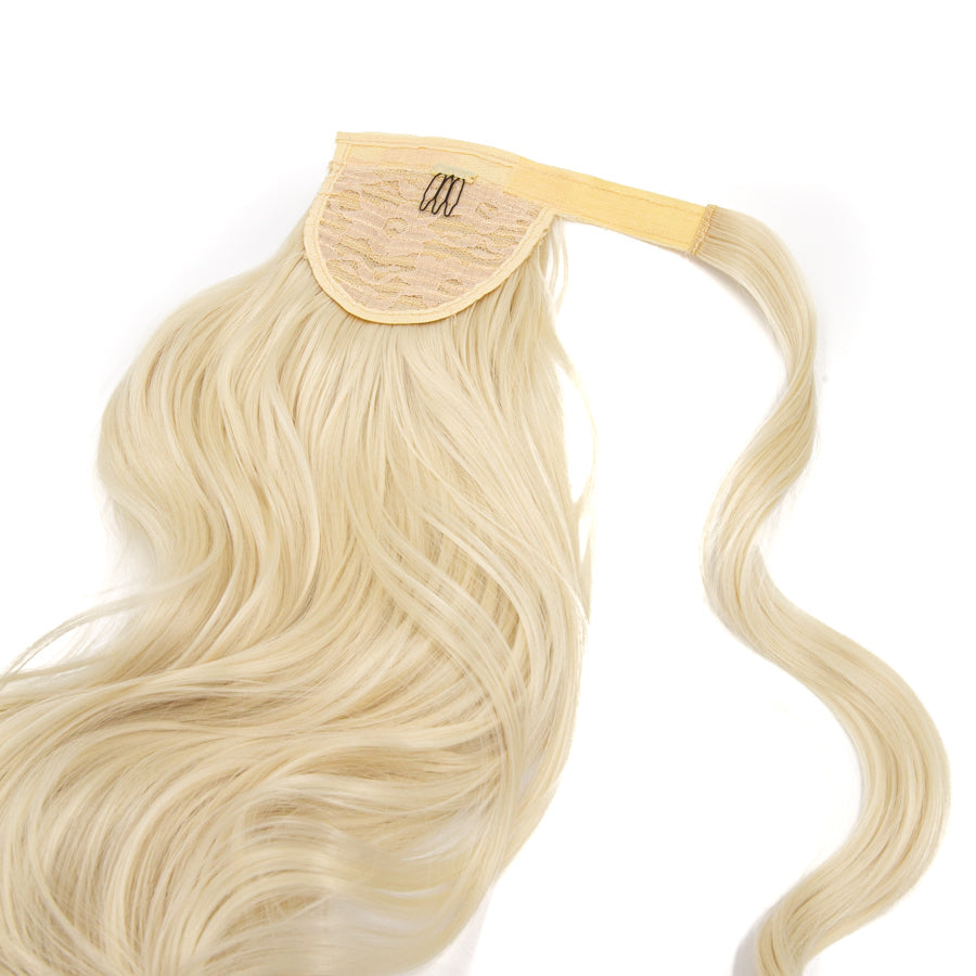 23" Ponytail Curly Clip-In Dark Colour