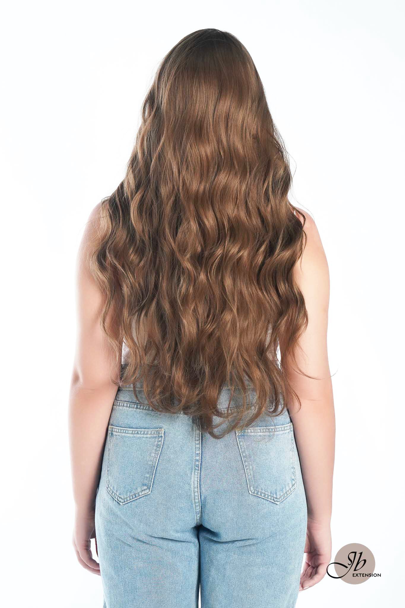 JBEXTENSION GENERATION FIVE 28 Inches Light Brown Body Wave Wig FLAVIA LIGHT BROWN