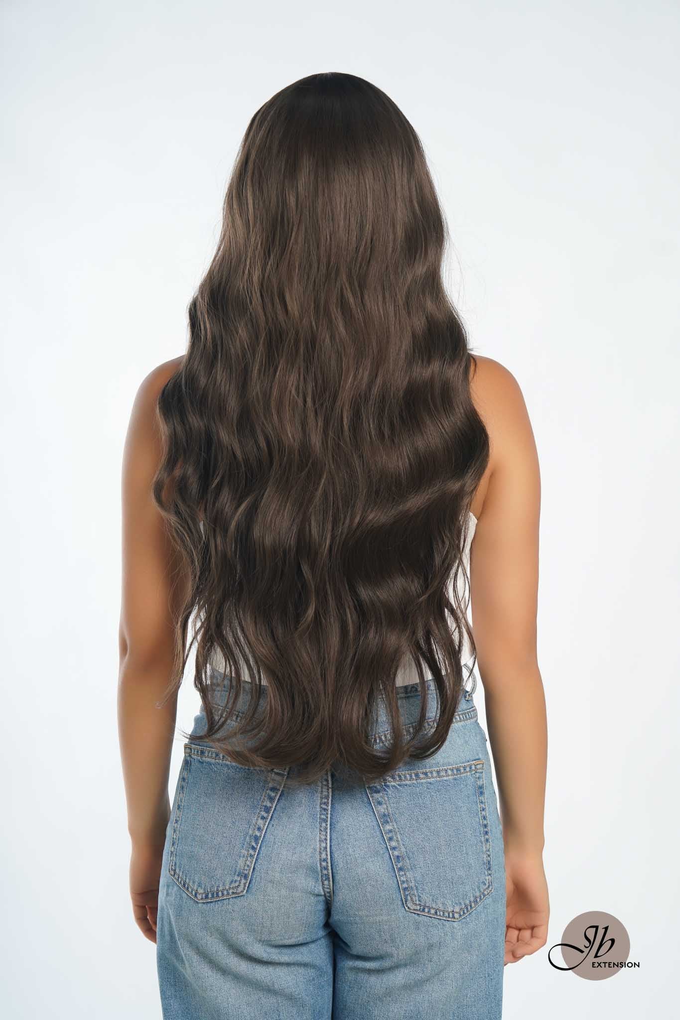 JBEXTENSION GENERATION FIVE 28 Inches Cold Brown Body Wave Wig FLAVIA