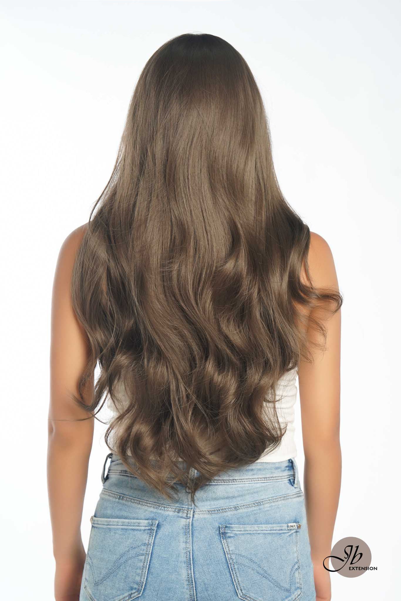 JBEXTENSION 26 Inches Long Curly Brown Color Wig JUDY