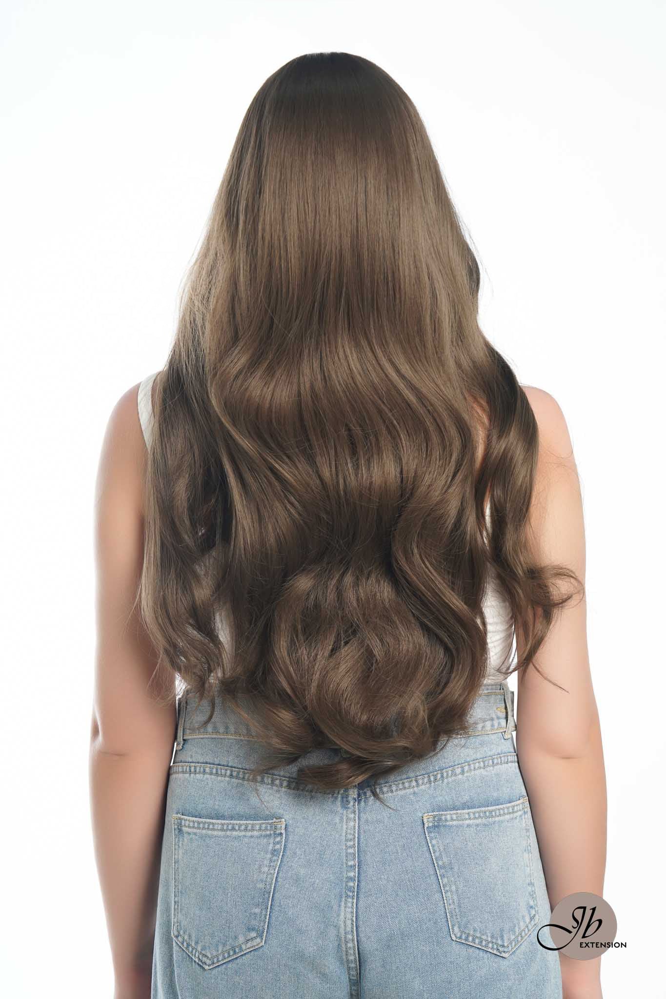 JBEXTENSION GENERATION FIVE 26 Inches Long Curly Brown Color Wig JUDY G5