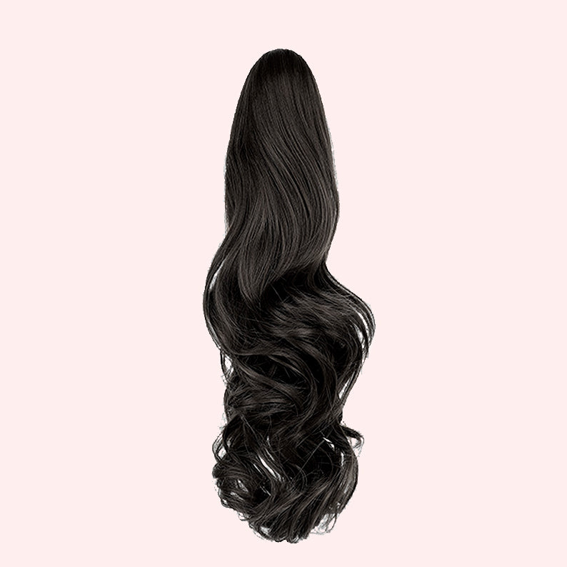 JBEXTENSION 25 Inch Clip Claw in Curly Ponytail Extension for thinning hair 160g