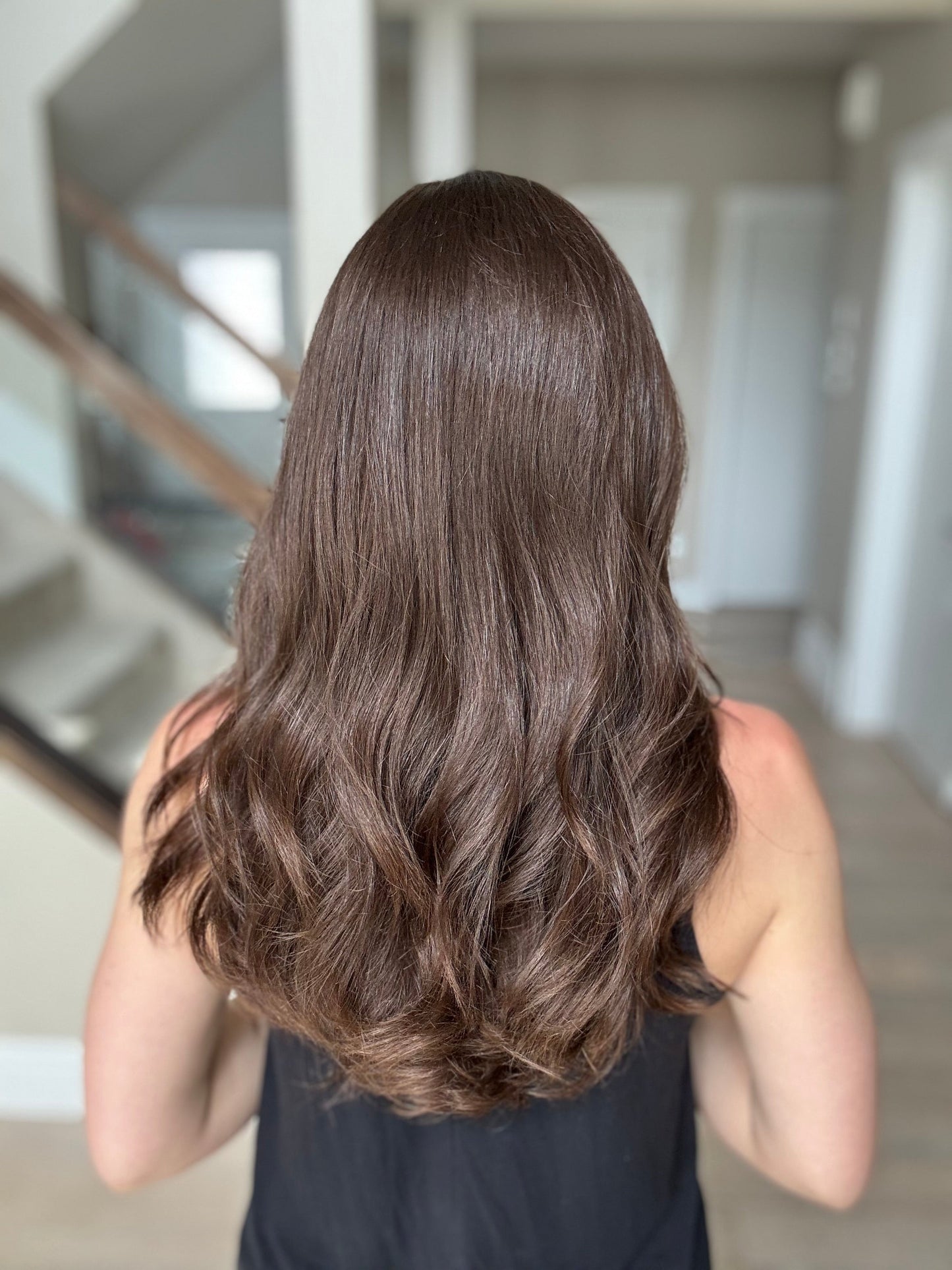 Euro Wig #13: 20" Medium Brown Luxury Cap (S)