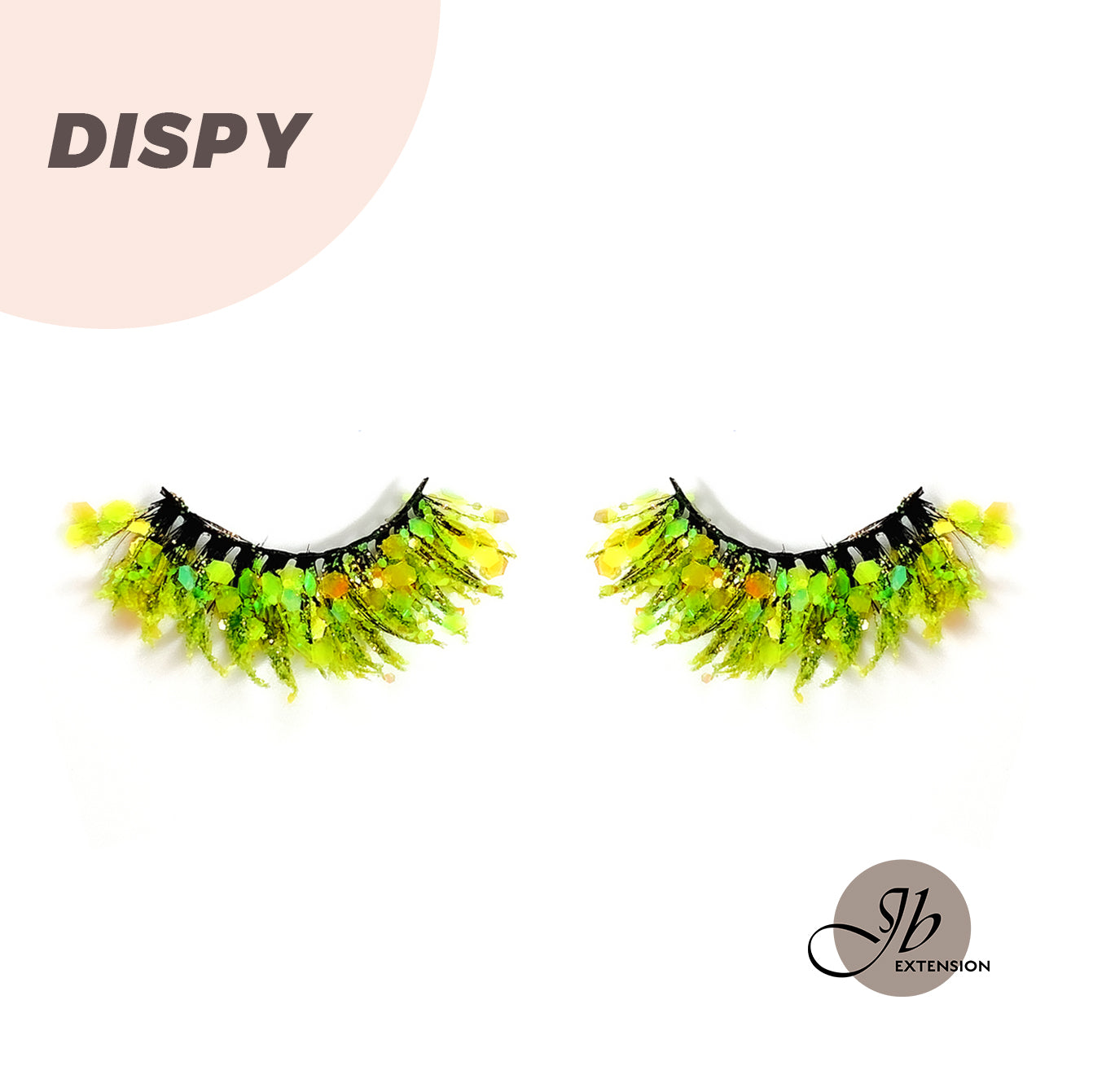 3D Color Luminous Fluffy Eyelashes DISPY teletubbies