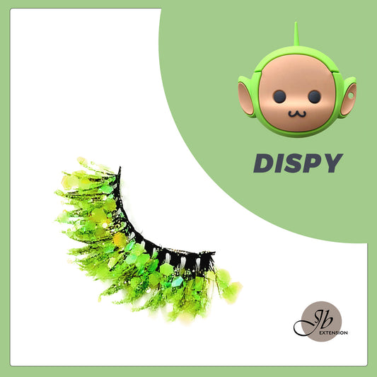3D Color Luminous Fluffy Eyelashes DISPY teletubbies