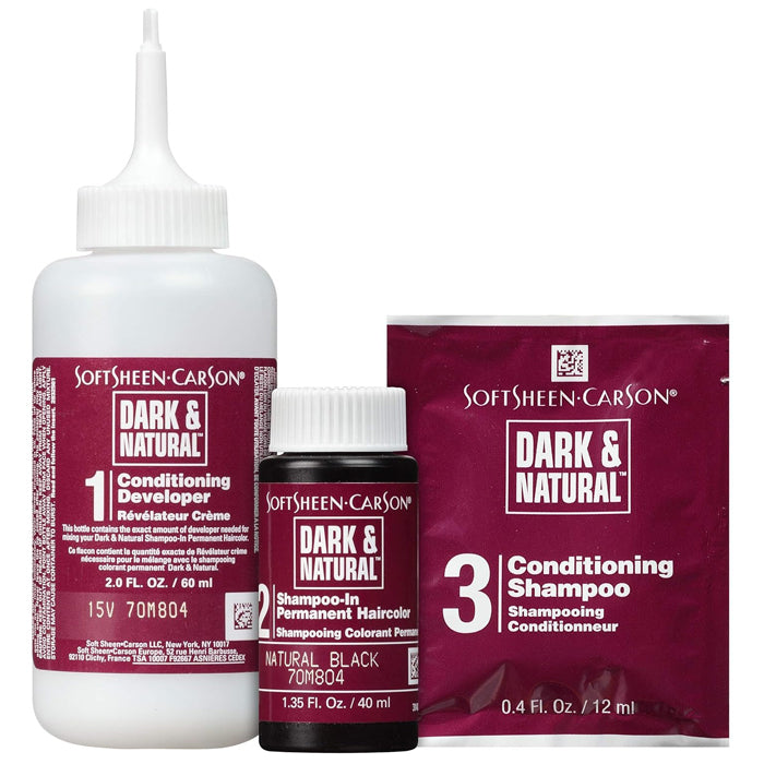 SoftSheen Carson Men's 5 Minute Shampoo-In Haircolor - DARK & NATURAL