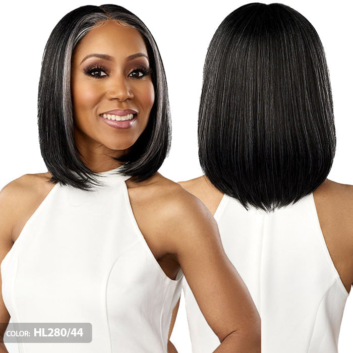 Sensationnel Dashly Salt & Pepper 4" Deep Part HD Lace Front Wig - SP LACE UNIT 1
