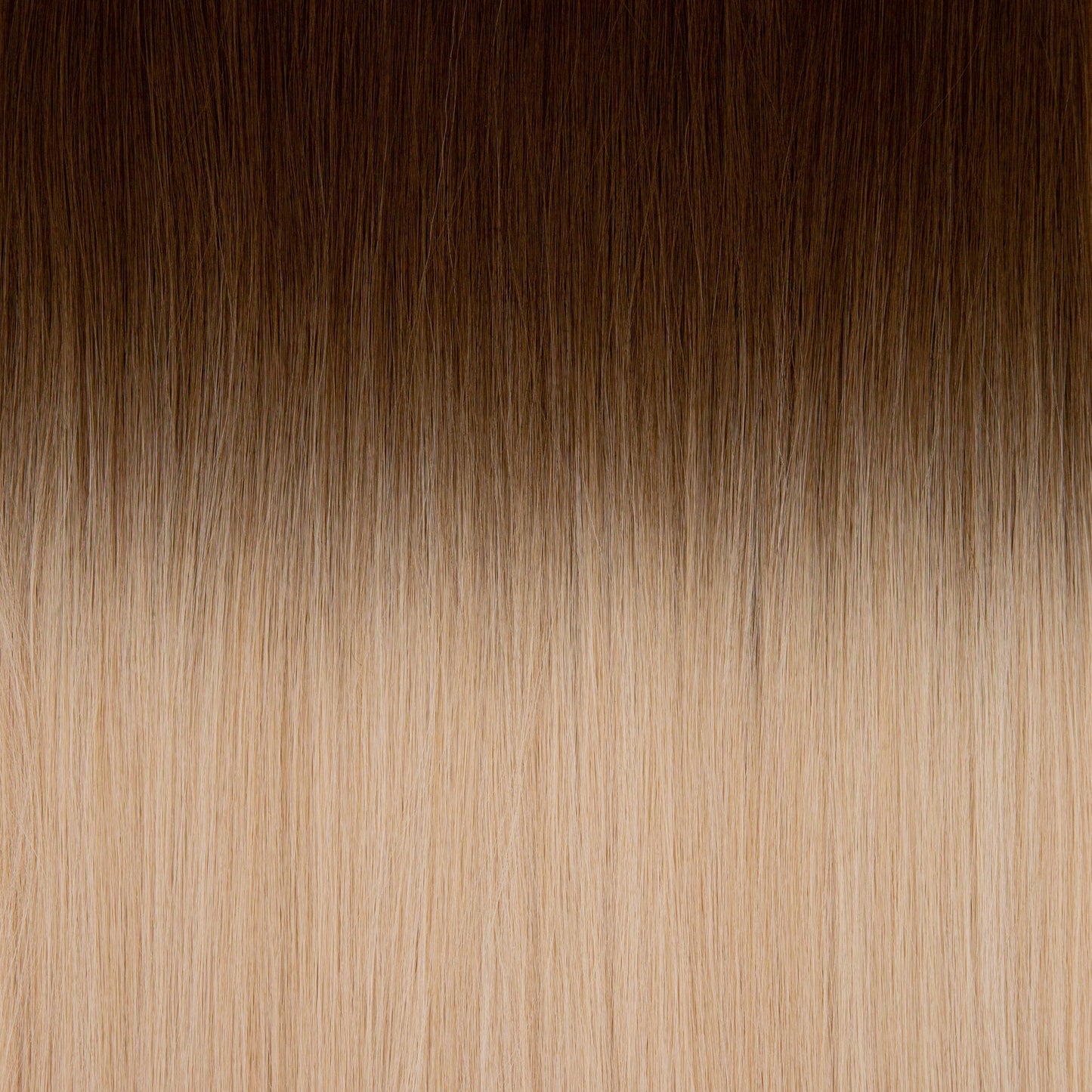 27" Straight Ponytail Clip-in Blonde Balayage