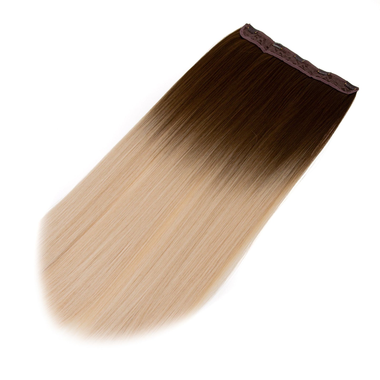27" Hair Extensions Clip-in Straight 160g BLONDE BALAYAGE