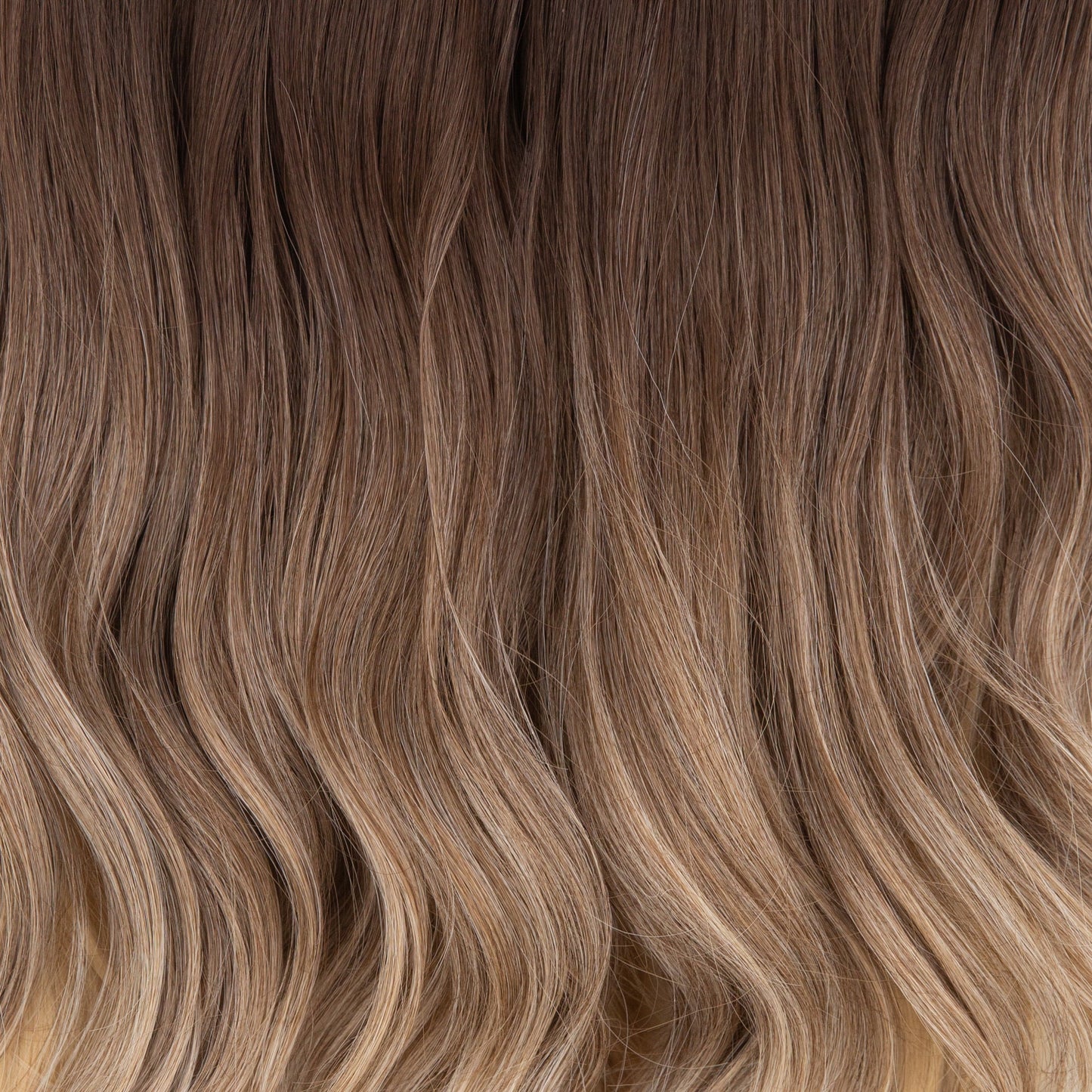 27" Hair Extensions Clip-in Curley 160g BALAYAGE BLONDE