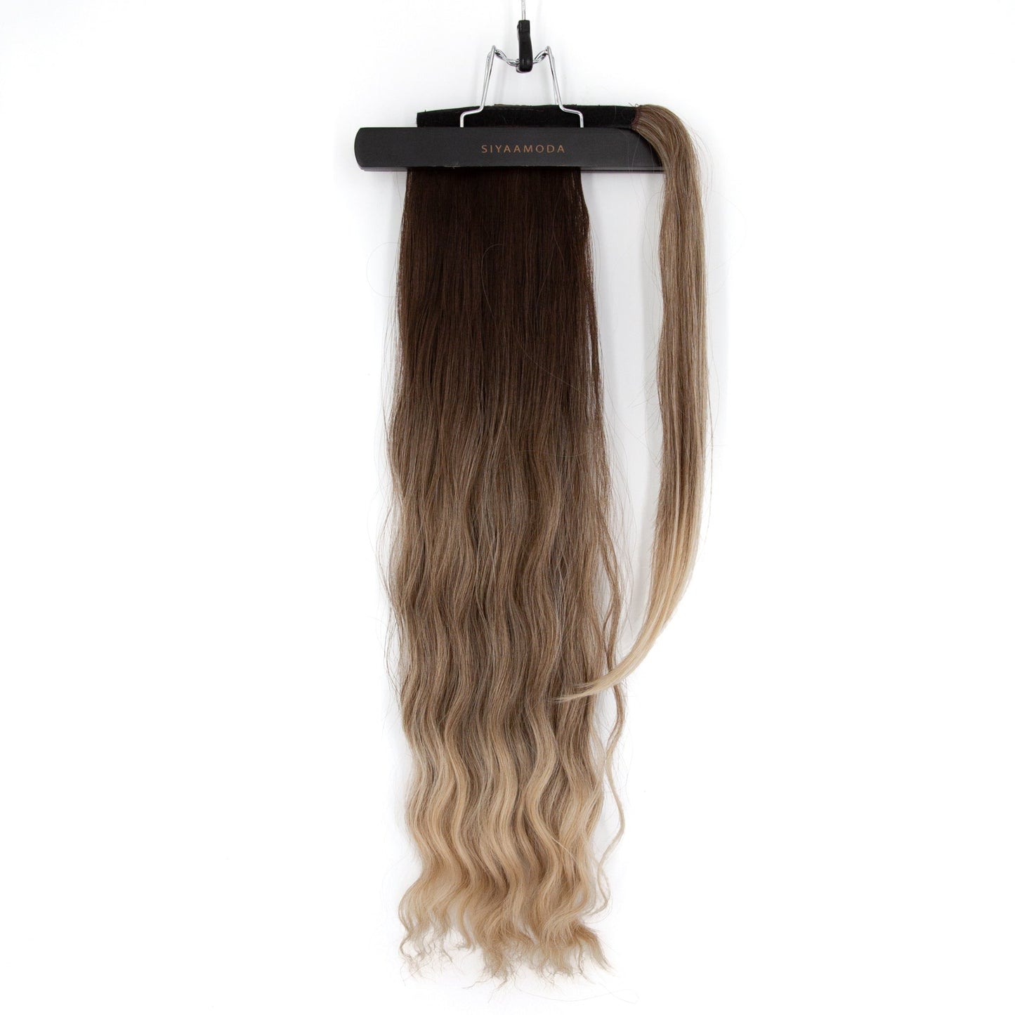 27" Body Wave Ponytail Clip-in BALAYAGE BLONDE