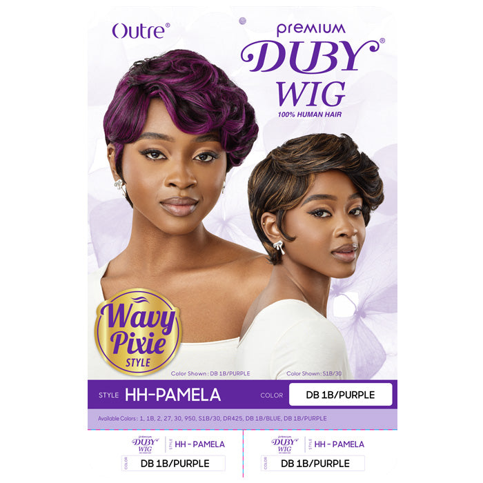 Outre Premium Duby Wig 100% Human Hair Full Wig - HH-PAMELA