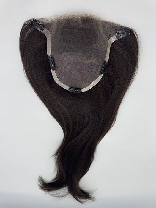 Deluxe Hairline TP | Synthetic Hair Lace Front Hair Topper (Mono Top)