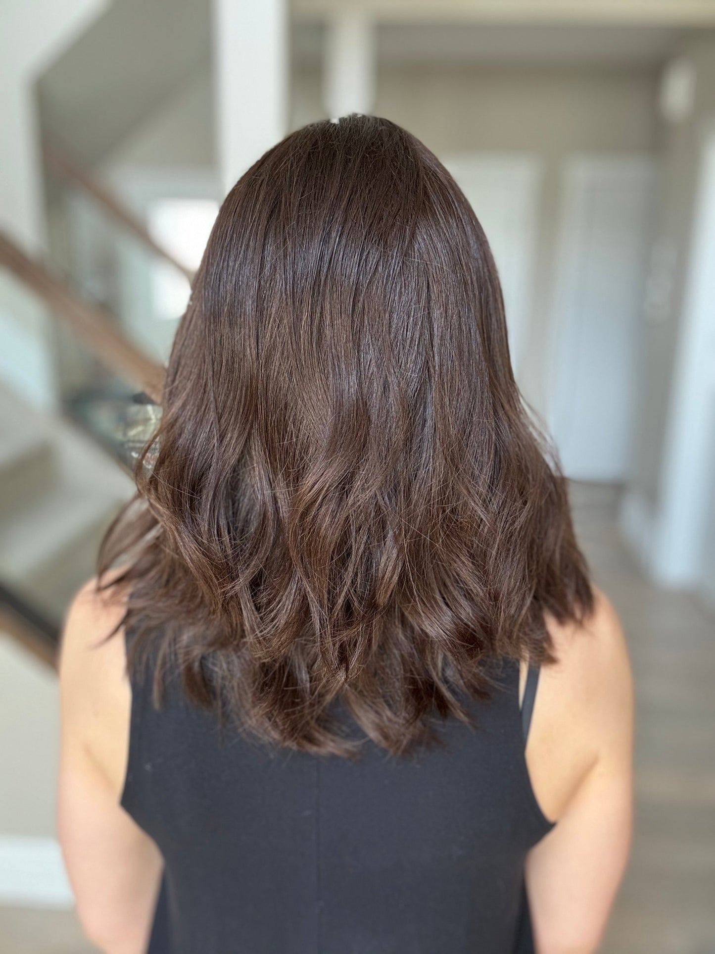 Euro Wig #9: 17" Dark Brown Luxury Cap (M)