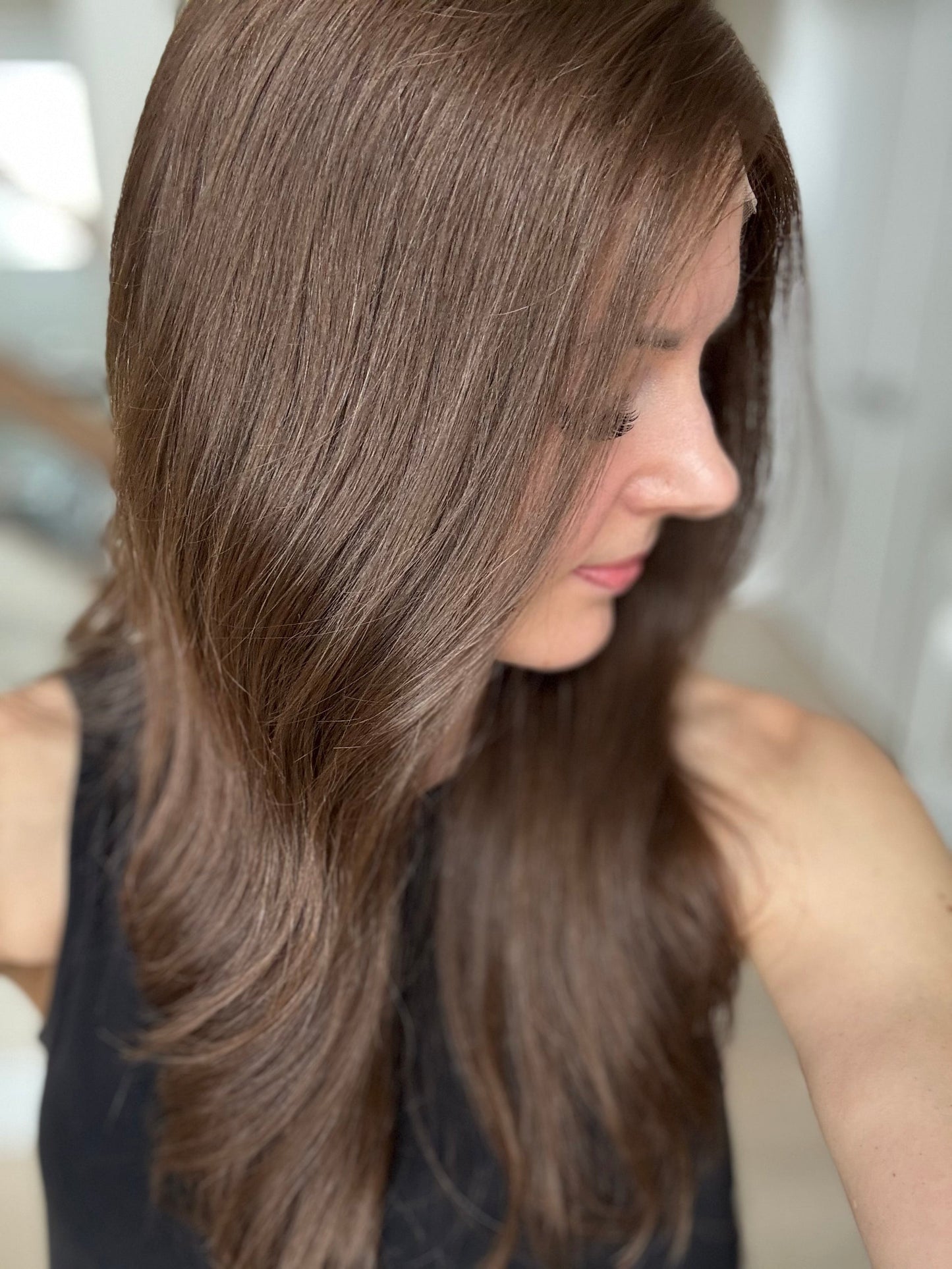 Euro Wig #2: 20" Medium Brown Comfort Cap (S/M)