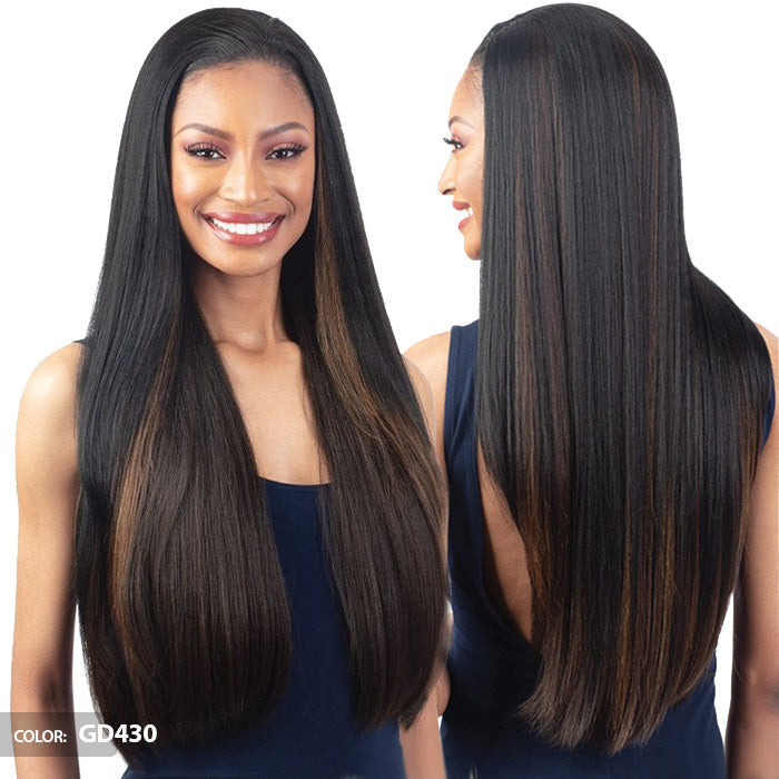 Shake N Go Organique Drawstring FullCap Half Wig - FEISTY GIRL