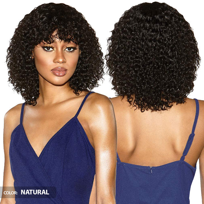 Sensationnel 12A 100% Virgin Human Hair Wet & Wavy Full Wig - BOHEMIAN BOB