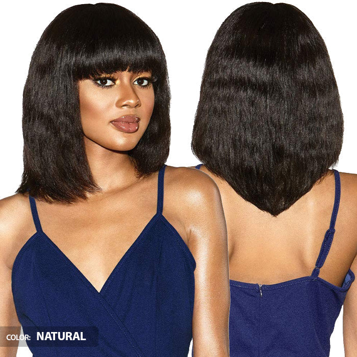 Sensationnel 12A 100% Virgin Human Hair Wet & Wavy Full Wig - BOHEMIAN BOB