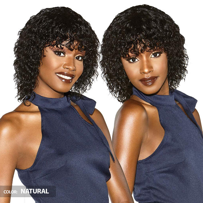 Sensationnel 12A 100% Virgin Human Hair Wet & Wavy Full Wig - DEEP BOB