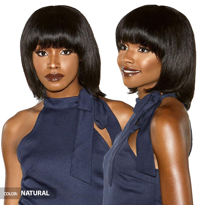 Sensationnel 12A 100% Virgin Human Hair Wet & Wavy Full Wig - DEEP BOB