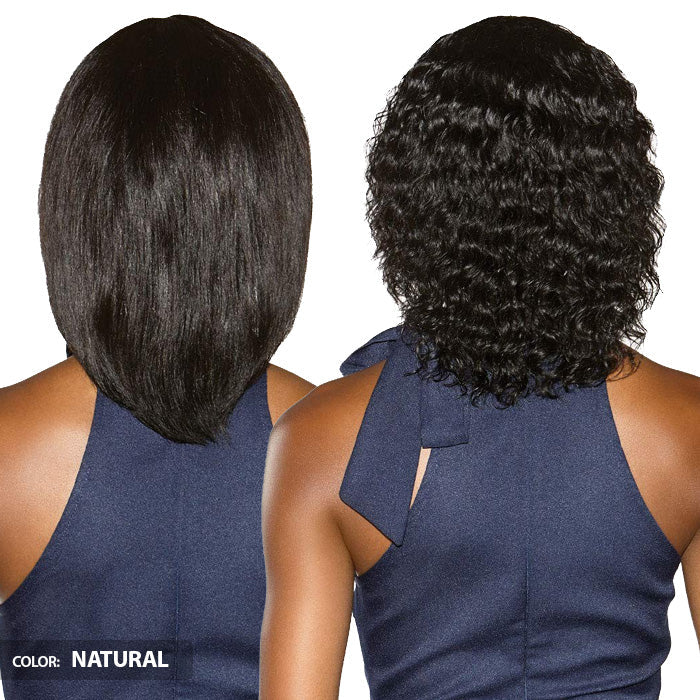 Sensationnel 12A 100% Virgin Human Hair Wet & Wavy Full Wig - DEEP BOB