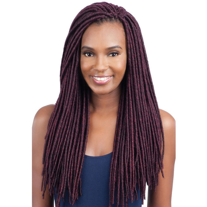Model Model Glance Pre-Looped Crochet Braid - MEDIUM SOFT FAUX LOC 18" 2X