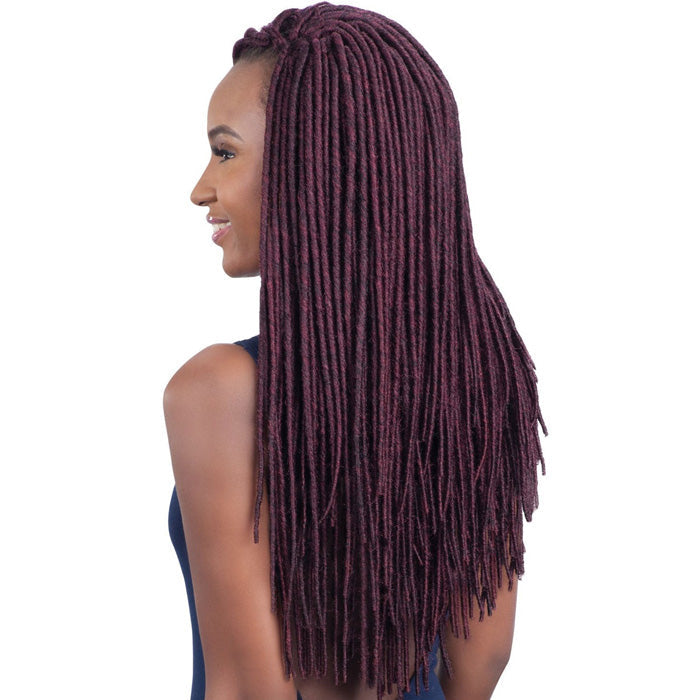 Model Model Glance Pre-Looped Crochet Braid - MEDIUM SOFT FAUX LOC 18" 2X