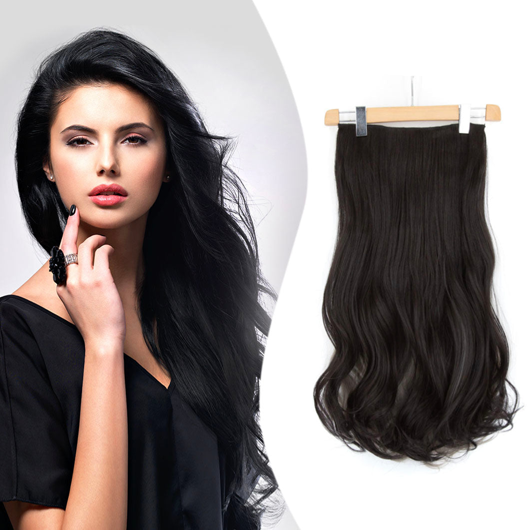 JBEXTENSION Halo Invisible Hair Extension Curly 20inch 130g