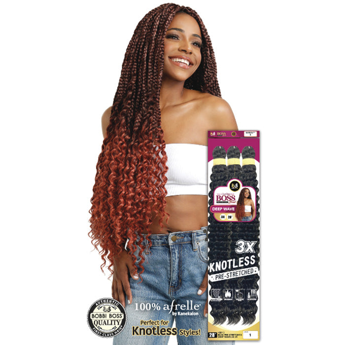 Bobbi Boss Pre-Stretched Braid - HB013 DEEP WAVE 28" 3X