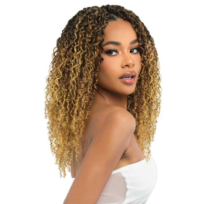 Bobbi Boss Xtra Boho Pre-Looped Crochet Braids - BOHO FINE TWIST+WAVE 14/24 3X