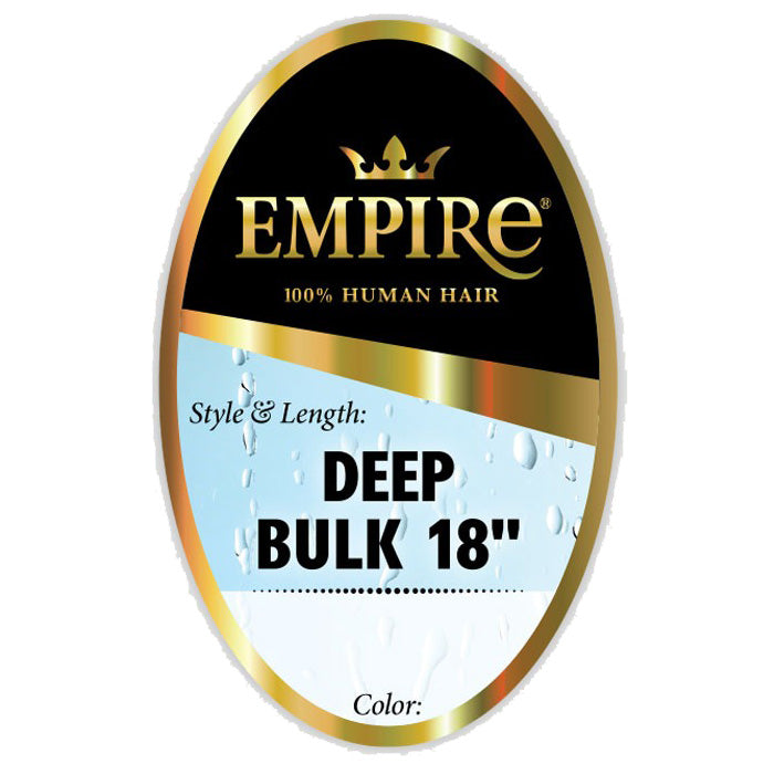 Sensationnel Empire 100% Human Hair Wet & Wavy Braids - DEEP BULK 18"