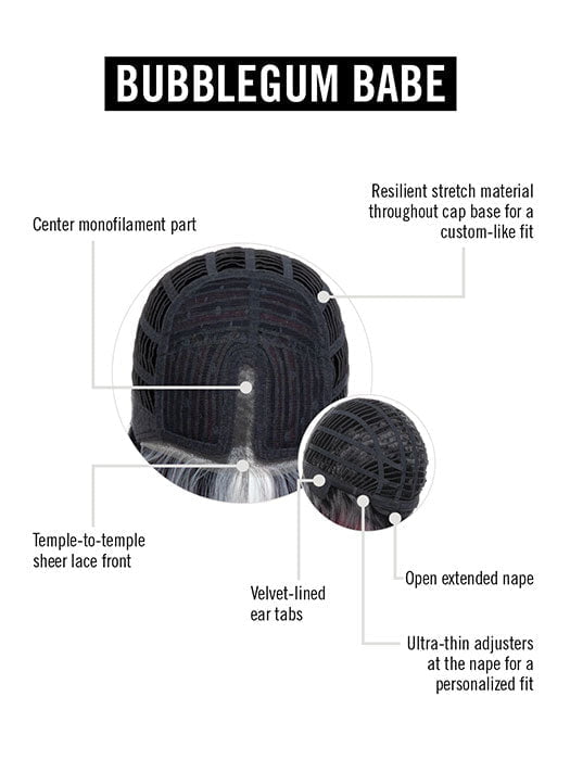 Bubblegum Babe | HF Synthetic Wig (Basic Cap)