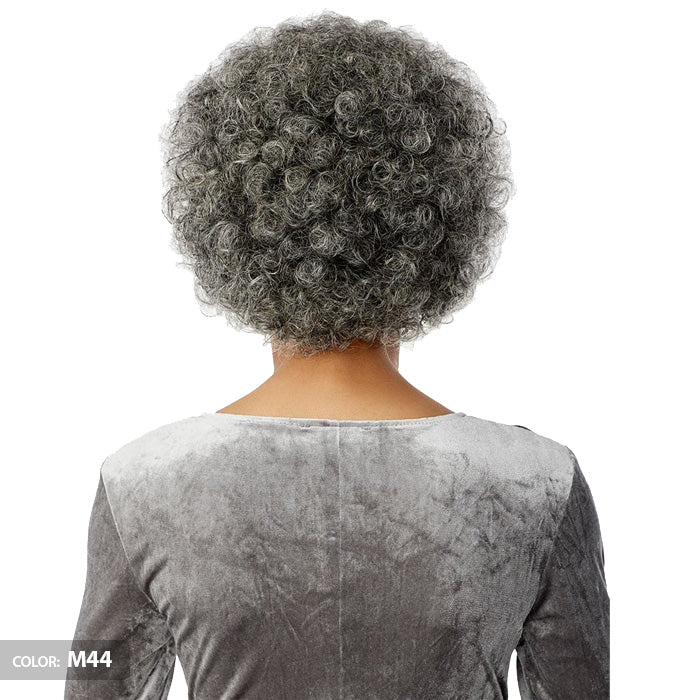 Sensationnel Empire Wig Salt & Pepper 100% Human Hair Full Wig - BLISS