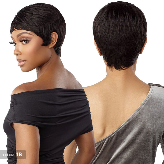 Sensationnel Empire Wig Salt & Pepper 100% Human Hair Wig - EVIE