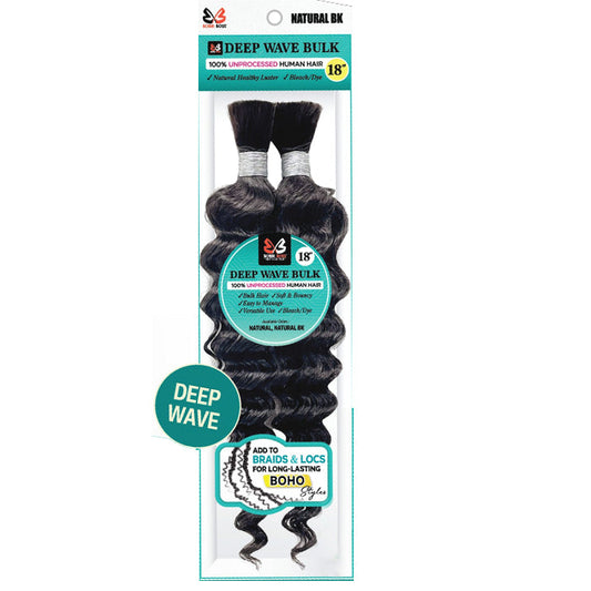 Bobbi Boss 100% Unprocessed Human Hair Bulk - DEEP WAVE BULK 24"