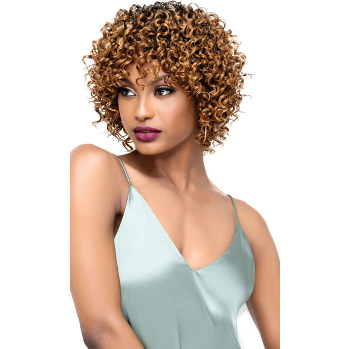 Outre Premium Purple Pack Wild & Wavy Weave 100% Human Hair Blend - WILD SPIRAL 3 Pcs