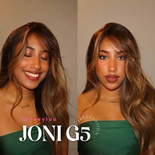 Get the Influencer Look with GENERATION FIVE 28 Inches Dark Copper Curly Wig JONI G5